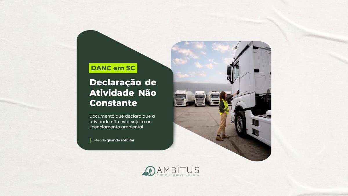 DANC em Santa Catarina: quando solicitar a Declaração de Atividade Não Constante?